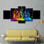«Abstract Color Splash», reproduction d'art sur toile-1309555592