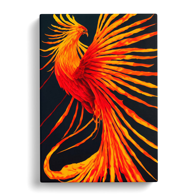 Fienley Phoenix Bird Vol.1 - Wrapped Canvas, 76cm H x 50cm W x 3cm D