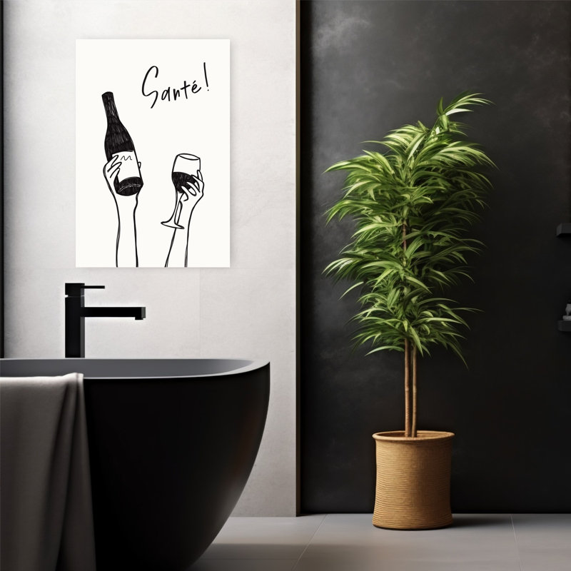 Contemporary Art Minimalist Modern Art, 24" H x 16" W