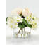 Centre de table artificiel en pivoines et hortensias artificiels-303888573