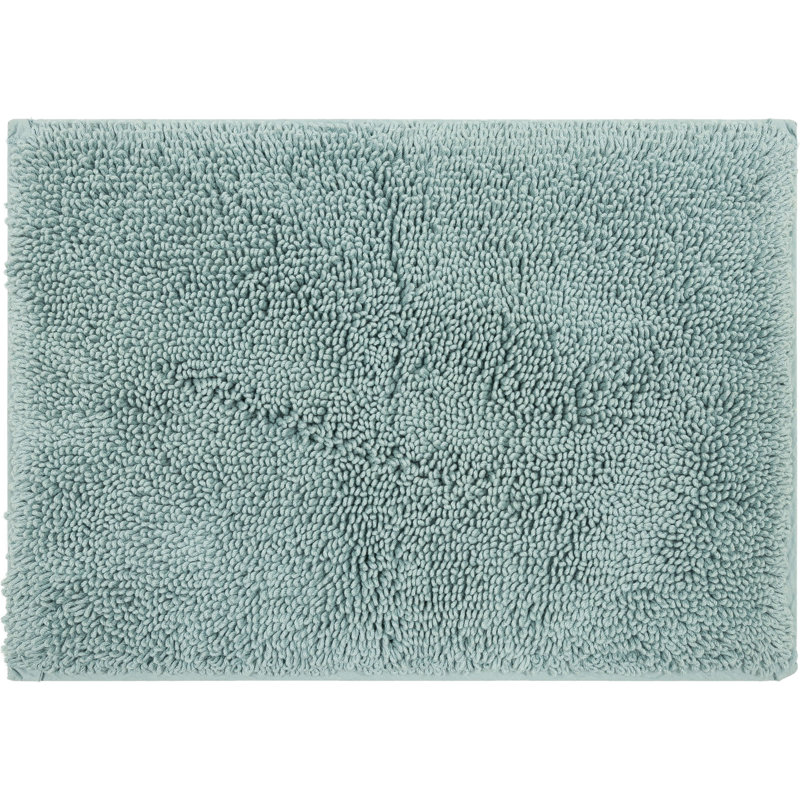 Tapis de bain antidérapant Dinuba, L 21 po x L 34 po, Glacier