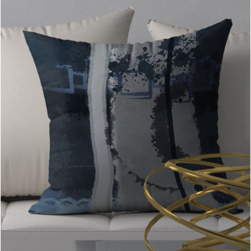 Housse de coussin décorative carrée simple Smashing, H 20 po x l 20 po