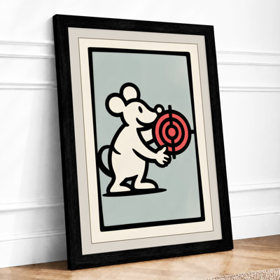 Target Held Graphic Art - Print