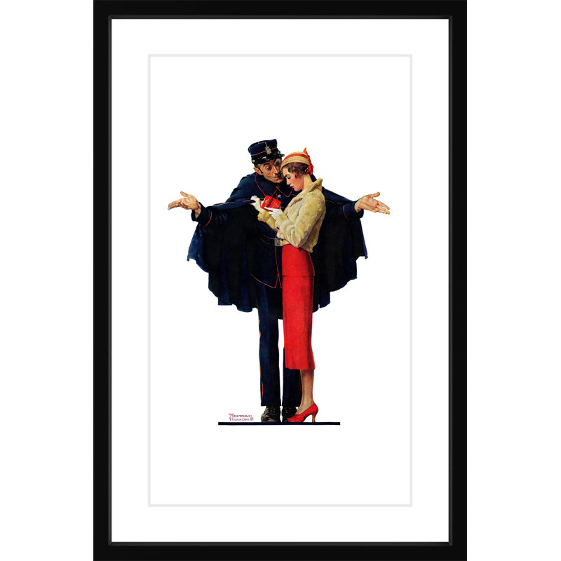 Norman Rockwell - Wrapped Canvas Print, 46 cm H x 30 cm W x 3.81cm D