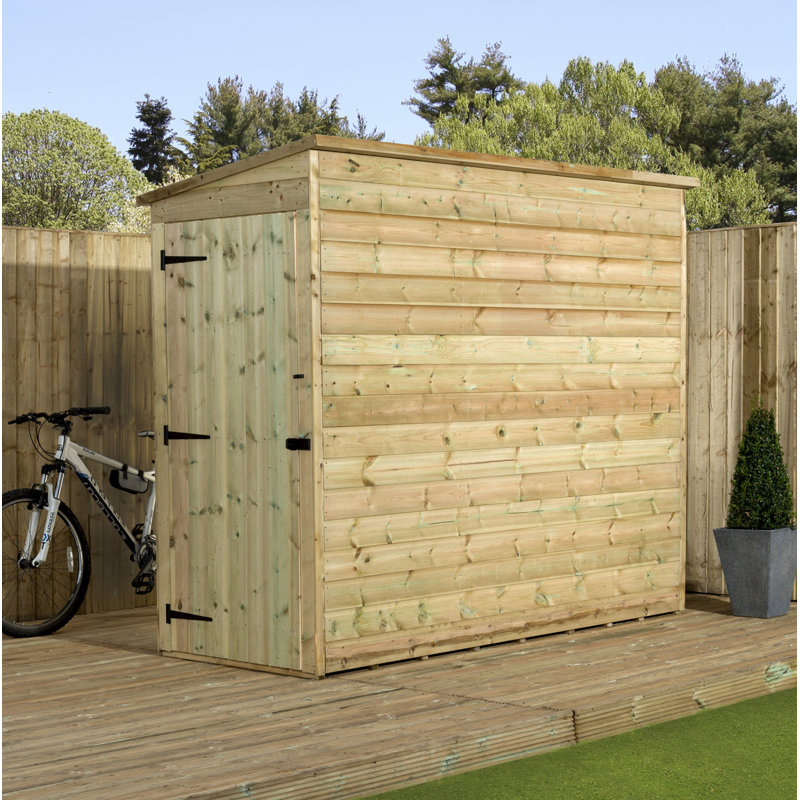 Shiplap Pent Wooden Shed, 3ft. W x 6ft. D
