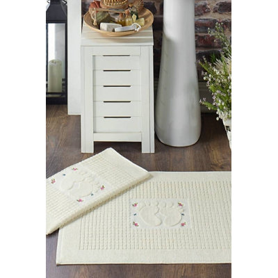 Ensemble de tapis pour salle de bain 3 pièces Chiraca