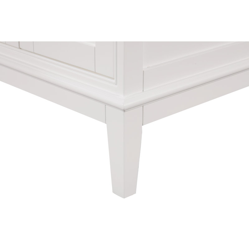 72" Double Sink Bathroom Vanity, White