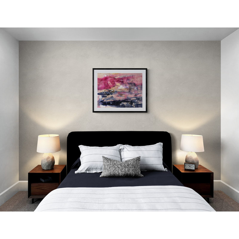 7.2.2009 Print by Simona Gocan, Black Framed Paper, 30" H x 24" W