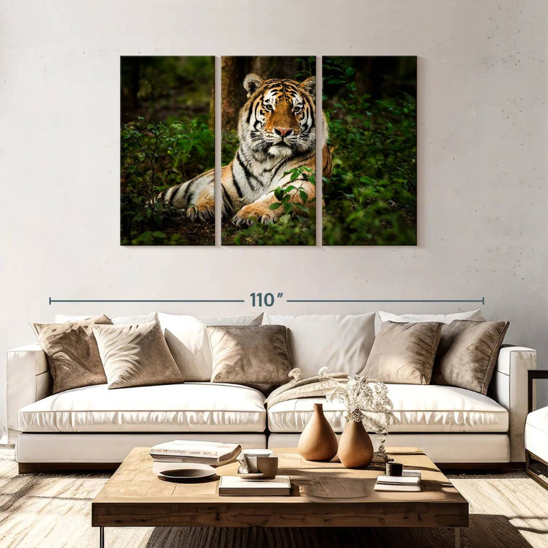 Mighty Tiger, 48" H x 74" W