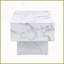 Table basse moderne en MDF texturé blanc pour le salon, spacieuse Assemblage rapide-1140249491