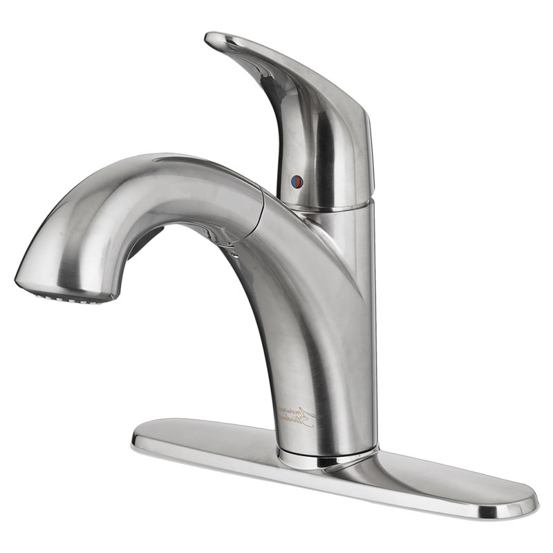 Stainless Steel Single Handle Pull-Out Kitchen Faucet