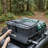Heavy-Duty Universal Roof Cargo Basket, Black Steel Roof Rack with Tie-Down Straps for Camping & Travel-75074026