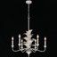 6-Lights Dimmable Ceiling Chandeliers with Leaf-348680313