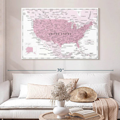 Baby Pink Push Pin USA Amrico
