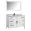 Meuble-lavabo simple avec miroir 48 po Lachine-33561665