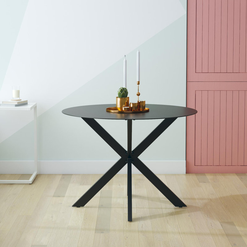 Metal Dining Table (indoor/outdoor), Charcoal