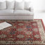 Tapis rouge / beige en polypropylène tissé à plat Ralph Lauren-24081713