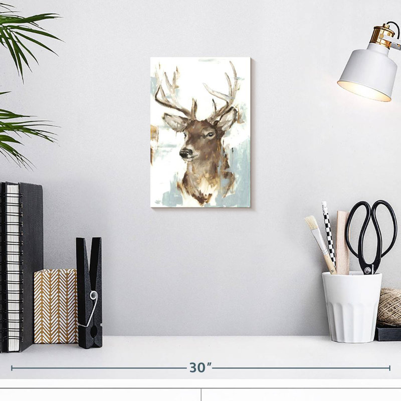 Brampt Modern Deer Mount II, 12" H x 8" W