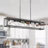 Darlington 7 - Light Kitchen Island Steel Dimmable Chandelier-321375069-321375068