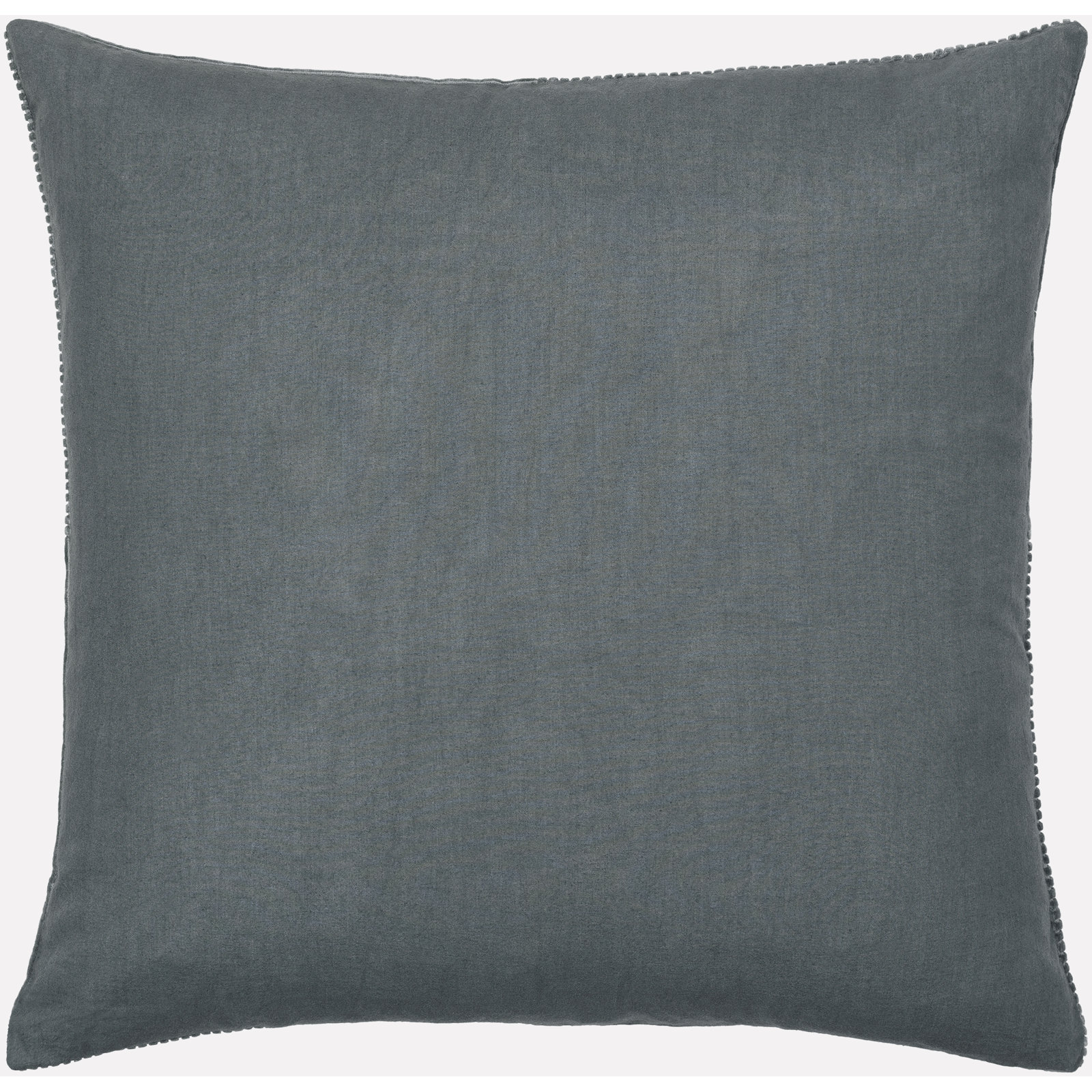 Selma Cotton Throw Pillow, 20" x 20", Charcoal