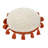 Housse et insert de coussin décoratif circulaire-66903243