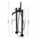 Floor Clawfoot Tub Faucet with Diverter