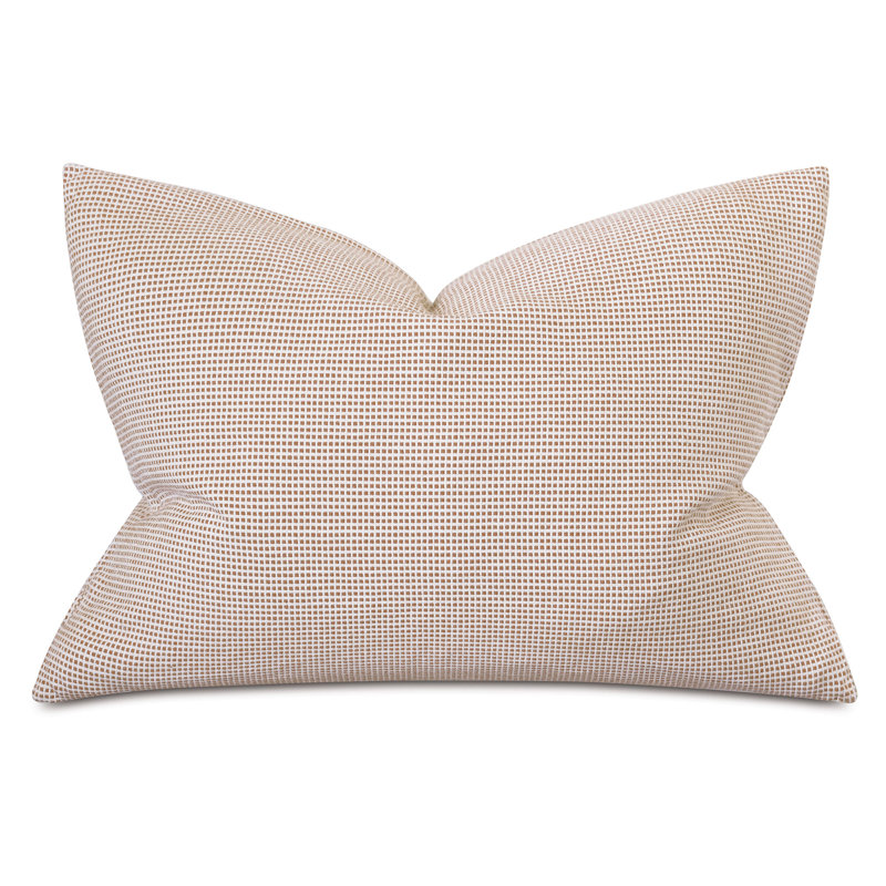 Terracotta Geometric Cotton Standard Pillow Sham