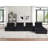 Modular Velvet Sectional Sofa with Tufted Seating