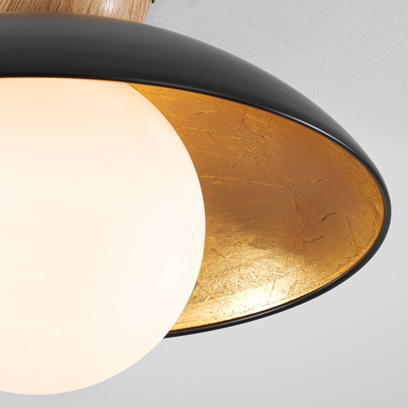 Briceson Modern Glass Bubble Flush Mount
