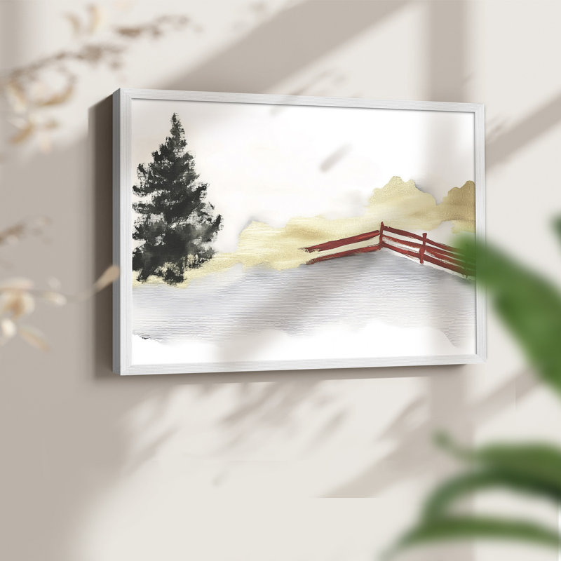 «Chirstmas Art» - Impression encadrée - Restickable, H 8 po x l 10 po, Blanc