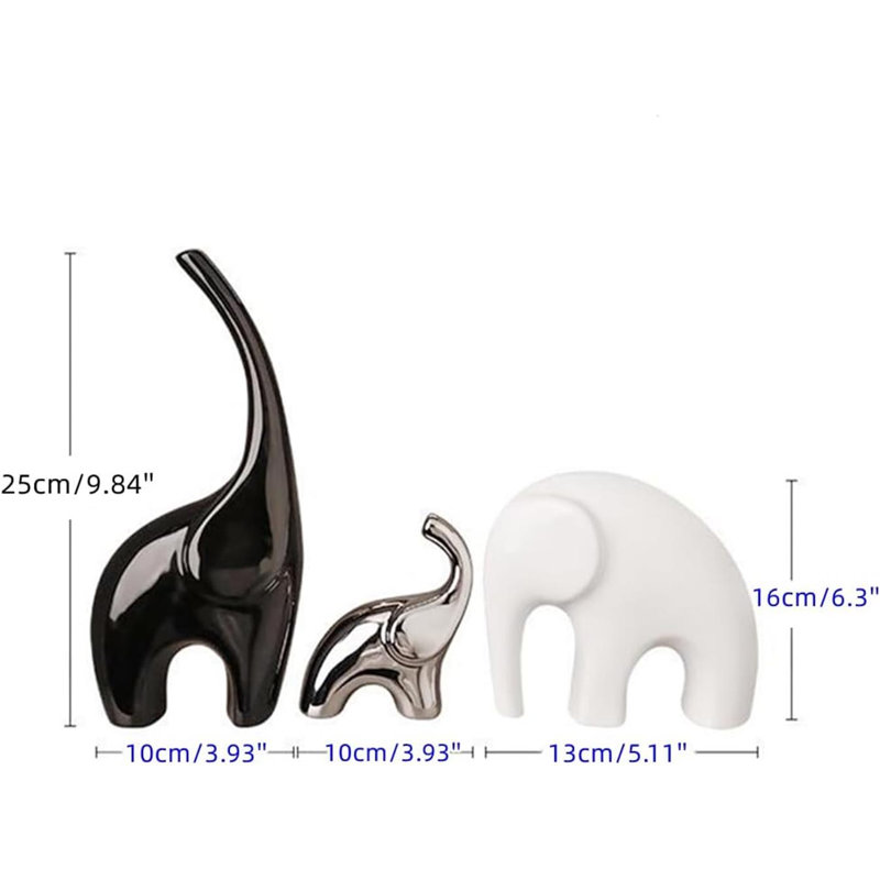 Ensemble de statue éléphant