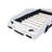 Agnius Modern Twin Size Race Car-Shaped Platform Bed with Wheels-647318996
