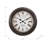 Clocks, 20" Round, Wall Clock, Brown, Transitional