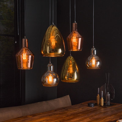 Camishia 6 - Light Glass Cluster Pendant
