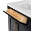 Ensemble de meuble-lavabo double en bois massif 66 po avec comptoir blanc 1,5 po Thornaby, lavabos ovales Thornaby-94790196-99620823