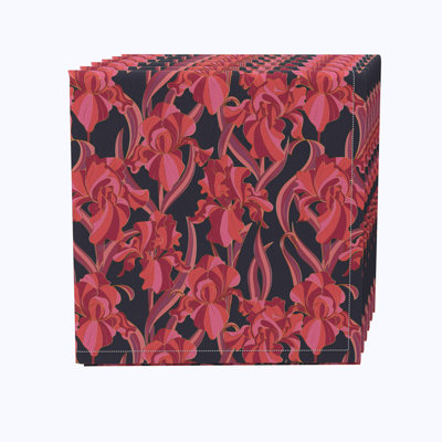Cotton Floral Square Napkin