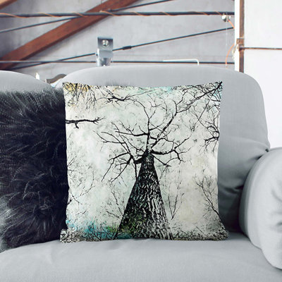 Majestic Trees Cushion with Filling
