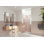 Mimas 52 in. x 78 in. Fully Frameless Glass Hinge Towel Bar Shower Door