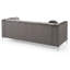 Élégant canapé contemporain gris foncé