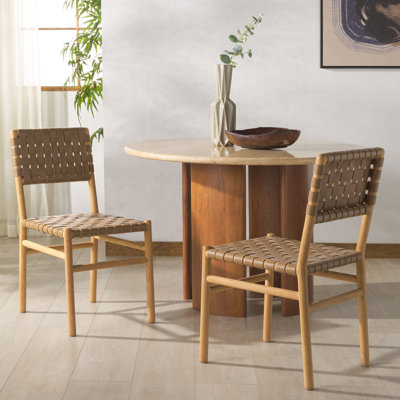 Chaise en cuir Jeremiah