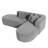 Versatile Curved Sofa For Various Rooms, Enhancing Relaxation And Conversation-553885085