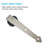 Brushed Nickel Arrow Design Non-Bypass Single Track Two Door Hardware Kit( Door Not Included)-36324591