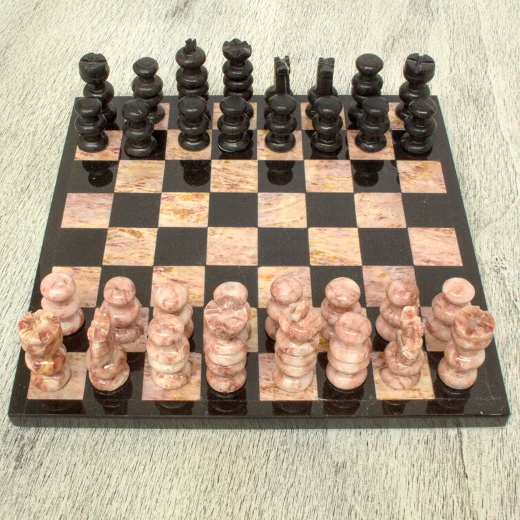 Wrought Studio Saylorsburg Wrought Studio™ Handmade Stone Chess