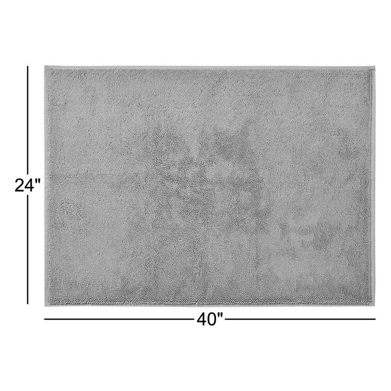 Linden - Bath Mat Bath Mat, 20" W x 32" L, Aubergine