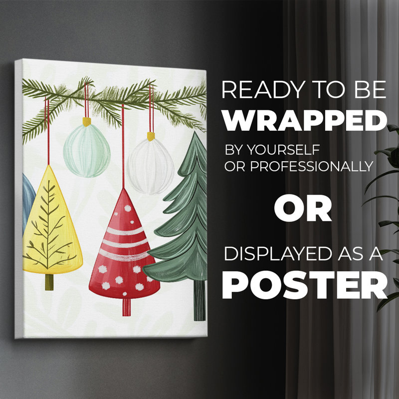 Christmas Holiday Art CCLXX -Canvas Print Only - NOT FRAMED, 18" H x 12" W