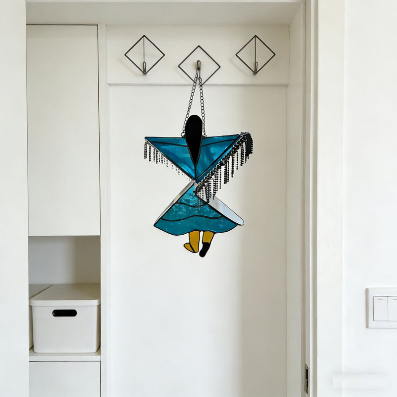 Stained Dancing Wind Chime