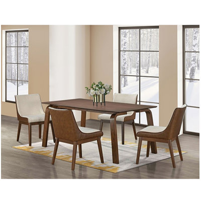 Crippa 5-pcs Dining Table Set