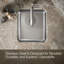 Undertone® 15.75" L x 17.5" W x 7.625" Medium Under-Mount Single-Bowl Kitchen Sink