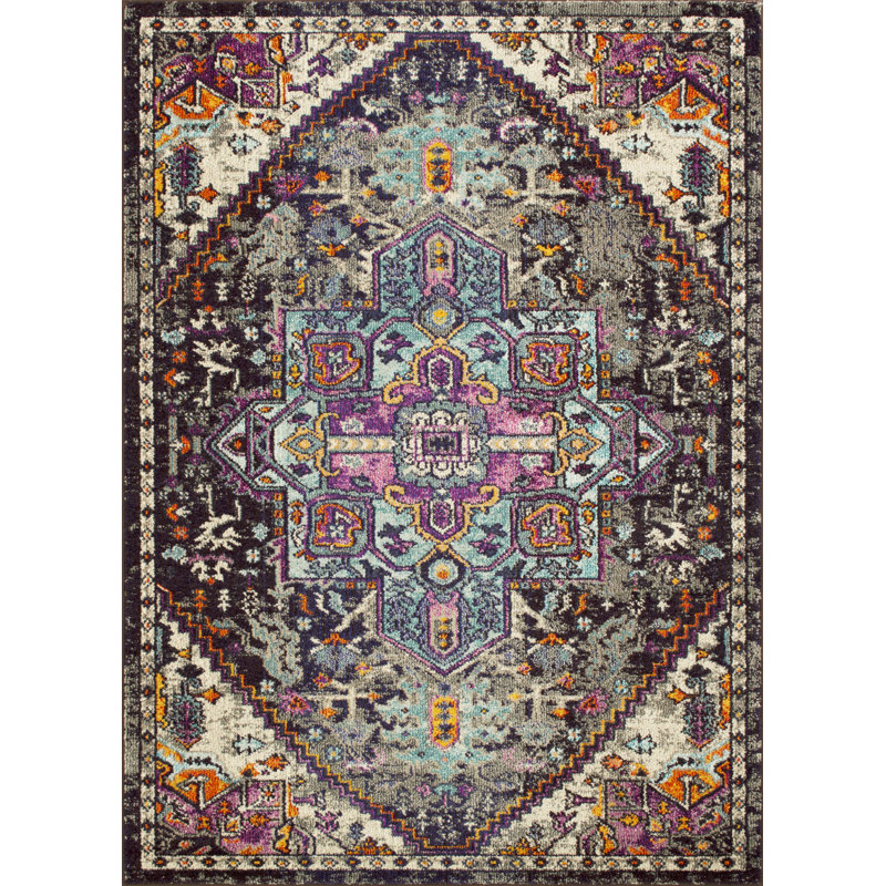 Tapis anthracite Boulton, Tapis de couloir 2 pi x 7 pi