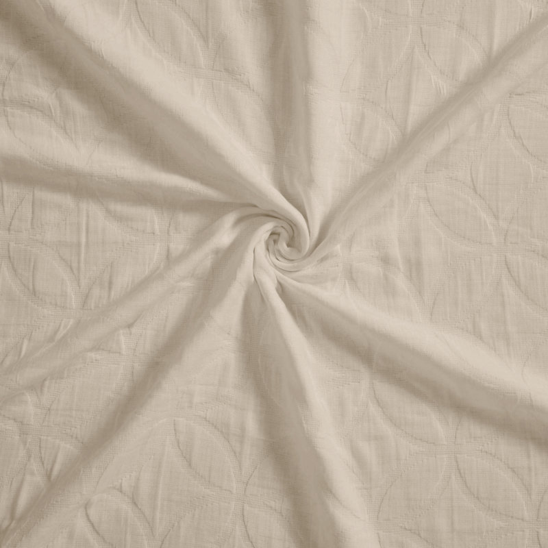 Serenity Ivory Cotton Twin Bedspread Set with Pillow Sham